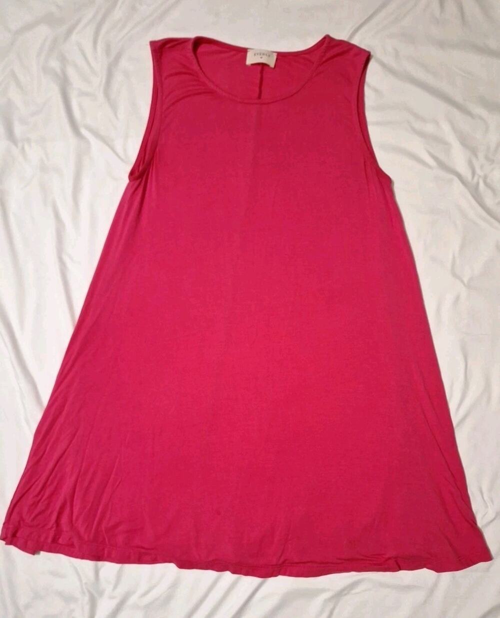 Everly Dress Women Small Pink Sleeveless Shift Knee Length Style DR5473